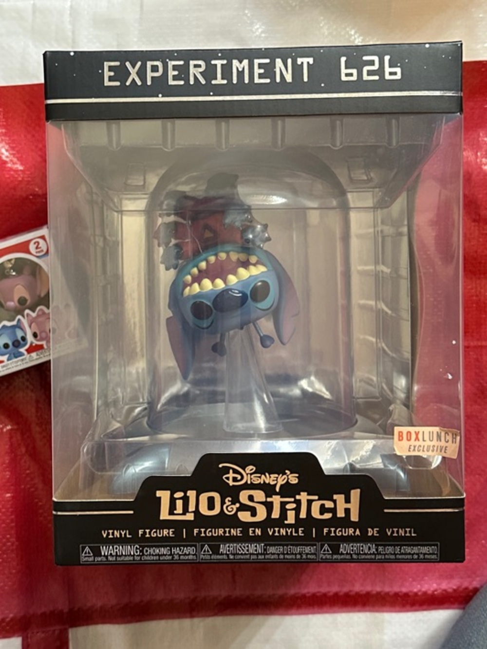 Disney Lilo & Stitch Experiment 626 Blue Vinyl Figure in Box